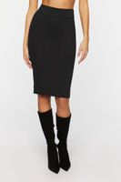 Women's Ponte Midi Pencil Skirt