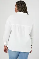 Women's Drop-Sleeve Shirt White,