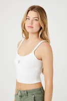 Women's Seashell Sweater-Knit Cami in Vanilla Small