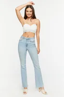 Women's Shirred Cropped Bustier Cami