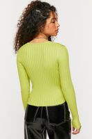 Women's Ribbed Cardigan Sweater