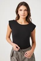 Women's Padded Cap-Sleeve Bodysuit