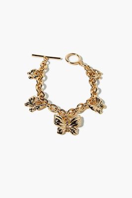 Women's Butterfly Charm Bracelet in Gold