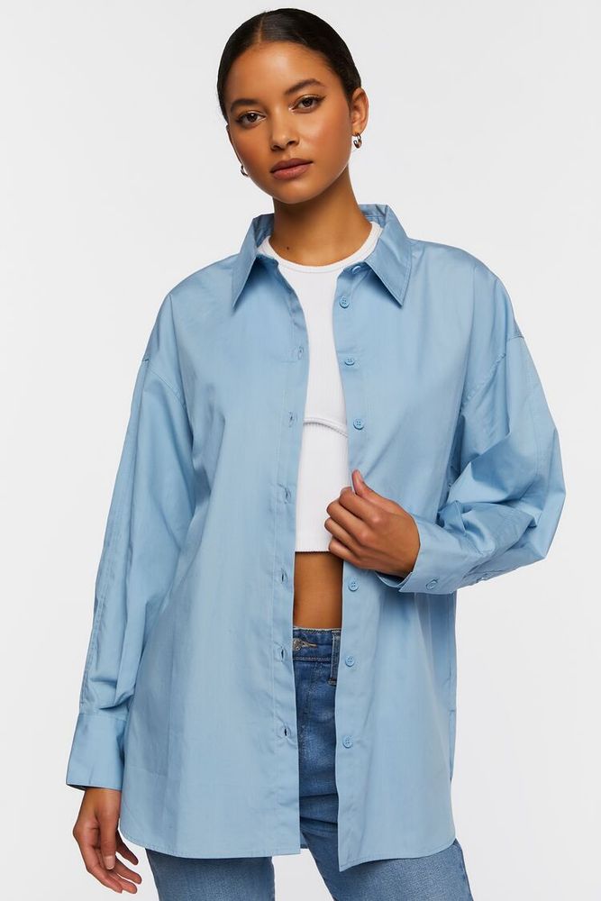 Women's Oversized Poplin Shirt