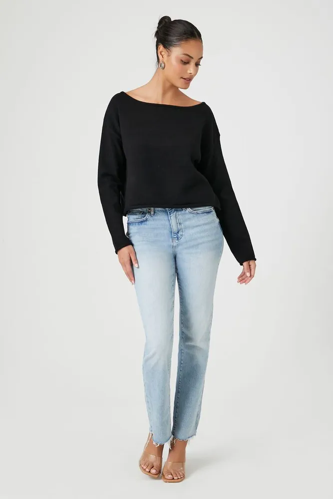 Women's Drop-Sleeve Boat Neck Sweater