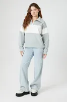 Women's Aspen Half-Zip Pullover in Grey Small