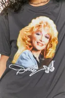 Women's Dolly Parton Graphic T-Shirt in Charcoal Small