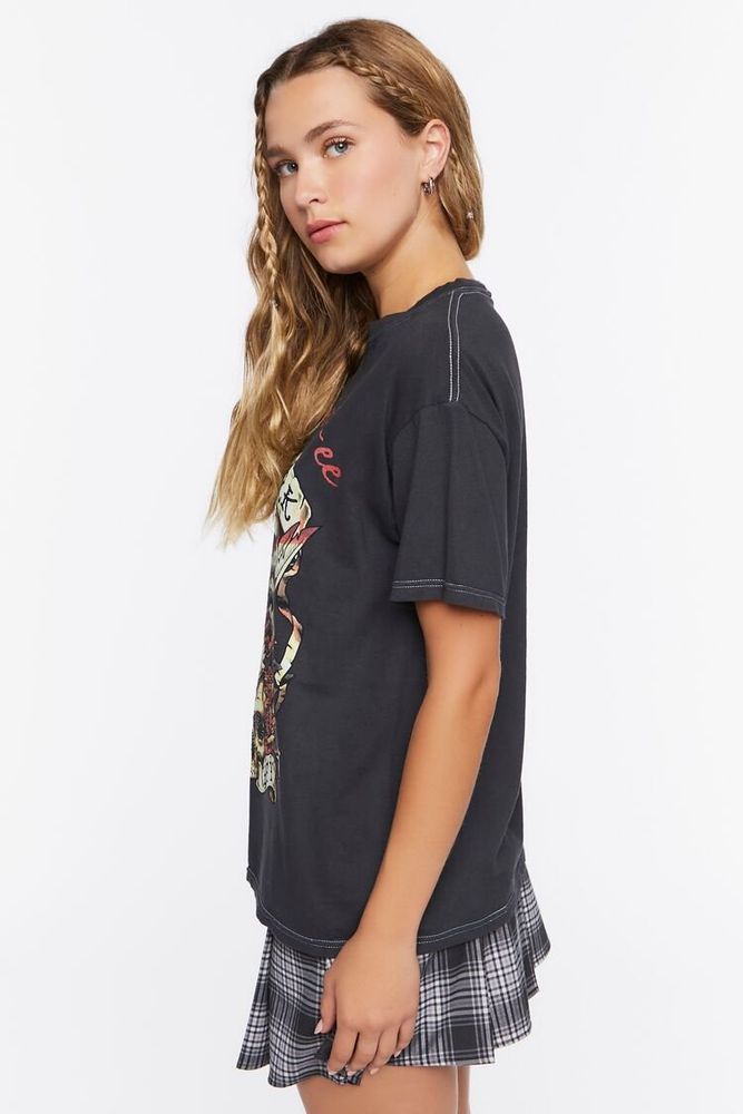 Women's New York City Graphic T-Shirt in Black Medium