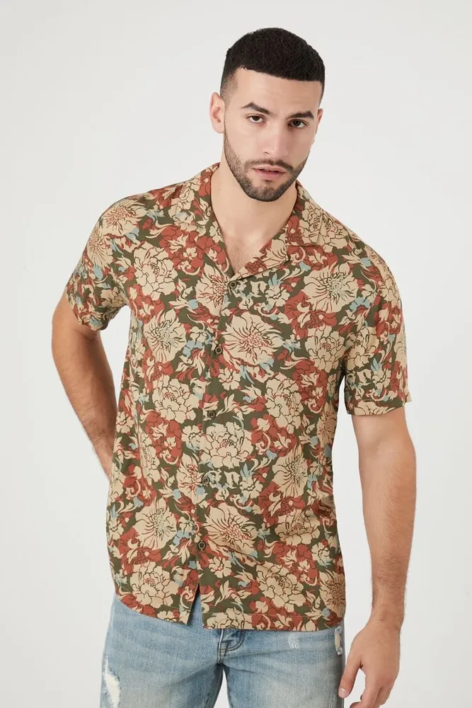 forever 21 floral shirt mens