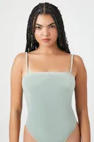 Women's Velour Cami Bodysuit Small