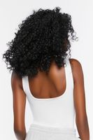 Women's Lace-Up Tank Bodysuit in White Small