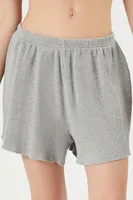 Women's Flowy Cotton Shorts Heather Grey
