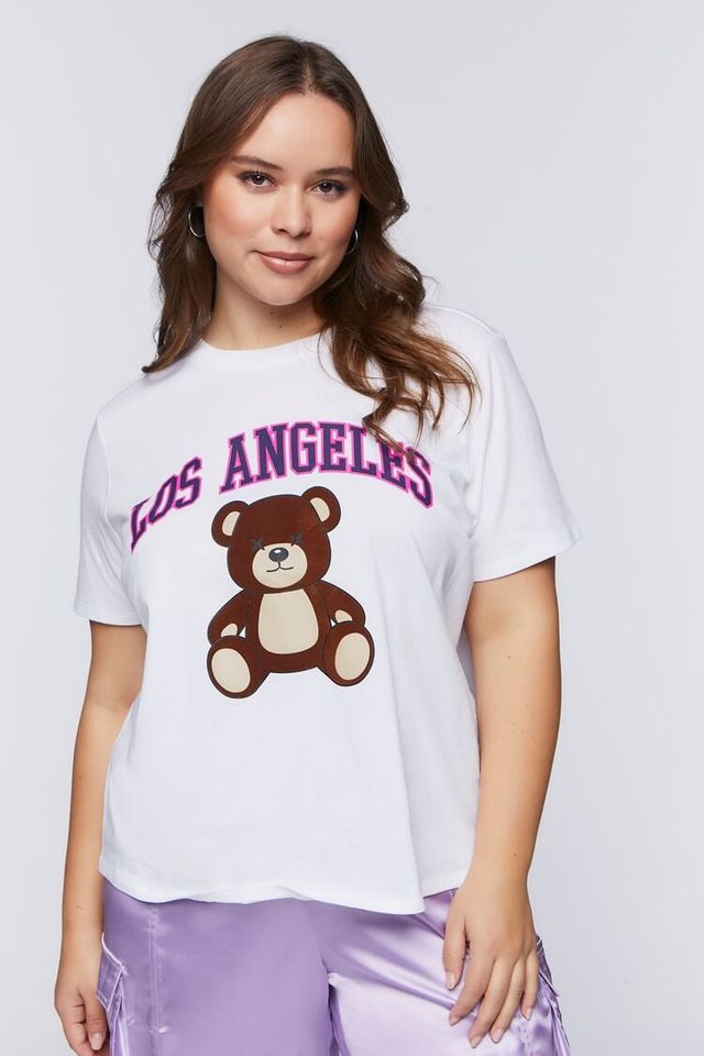 Tiny Turnip Los Angeles Angels Boy Teddy Tee Shirt Women's Small / Red