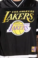 Men Los Angeles Lakers Embroidered Top Black,