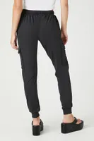 Women's Fleece Drawstring Cargo Joggers