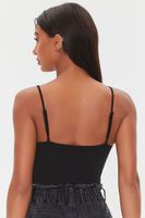 Women's High-Leg Cut Cami Bodysuit Large