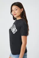 Women's Hong Kong Graphic T-Shirt in Charcoal, S/M