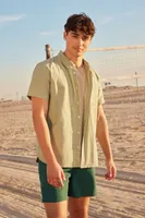 Men Pocket Button-Front Shirt XL