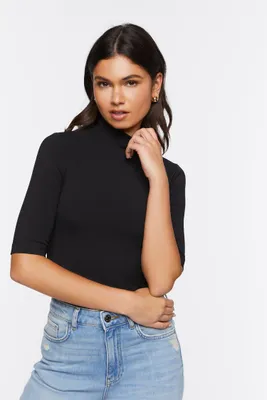 Women's Fitted Turtleneck Top