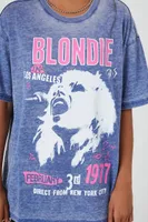 Women's Blondie Graphic T-Shirt in Blue Medium