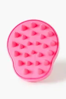 Iridescent Scalp Massager in Hot Pink