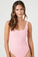 Women's Seamless Tank Bodysuit in Gossamer Pink Medium