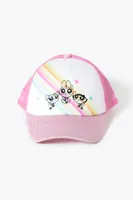 Girls The Powerpuff Girls Trucker Hat (Kids) in Pink