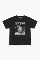 Kids The Notorious Big T-Shirt (Girls + Boys) Black,