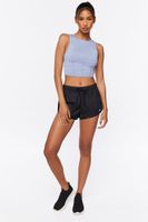 Women's Active Cropped Tank Top Blue