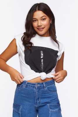 Women's H.E.R. Graphic T-Shirt in White, M/L