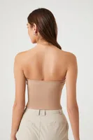 Women's Contour Tube Top in Taupe, XL