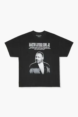 Men Martin Luther King Jr Graphic Tee Black