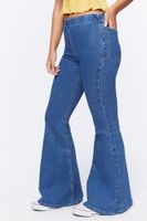 Women's Premium Flare Jeans in Medium Denim Small