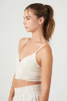 Women's Active Seamless Cropped Cami in Birch Medium