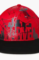 Kids Spiderman Baseball Cap (Girls + Boys) in Red