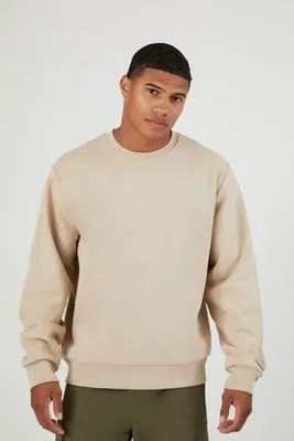 Men Drop-Sleeve Pullover in Taupe, XXL