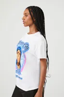 Women's The Notorious Big Graphic T-Shirt White,