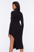 Women's Ribbed Midi Sweater Dress