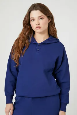 Women's Drop-Sleeve Fleece Hoodie