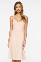 Women's Linen-Blend Cami Midi Dress