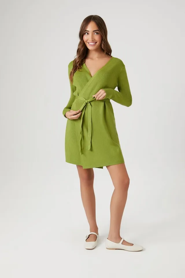 green emerald velvet dress Forever 21 Size L Green Dress – Sweet Repeats main image 0