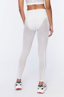 Women's Active Mesh Leggings in White Small