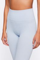 Women's Active Seamless Textured Leggings in Crystal Large