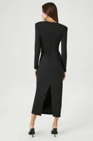 Women's Ponte Knit Cutout Midi Dress