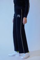 Women's FUBU Embroidered Sweatpants in Black Medium