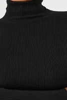 Women's Ribbed Turtleneck Sweater