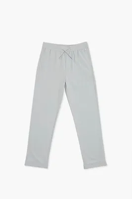 Kids Drawstring Pants (Girls + Boys) in Light Grey, 9/10