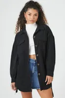 Women's Belted Corduroy Shacket