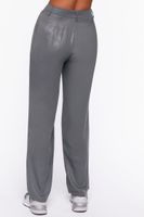 Women's High-Rise Straight-Leg Pants in Grey Medium