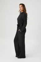 Women's French Terry Zip-Up Jumpsuit